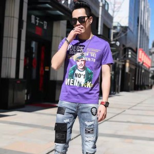 Priontáil Digiteach Cniotáilte T-léine