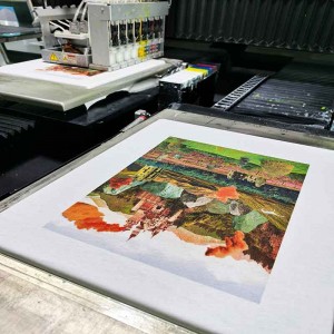 T-Léine Priontála Digiteach Digiteach Kangli White